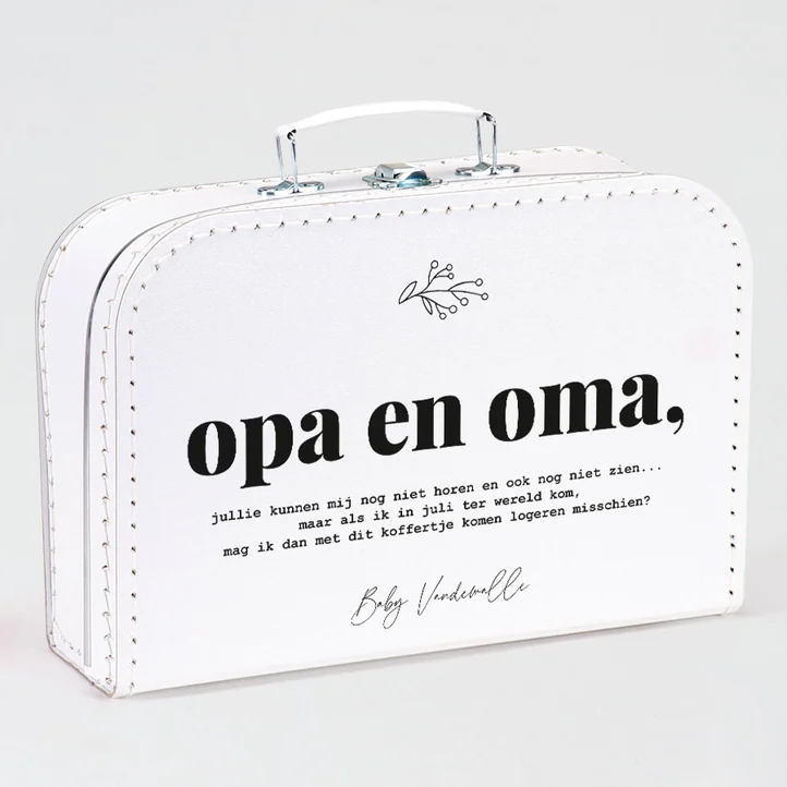 Jullie worden opa en oma